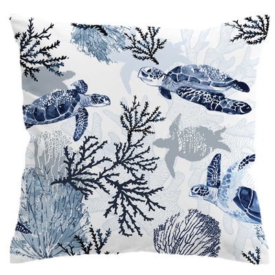 Sea Turtle Wonders Pillow Cover