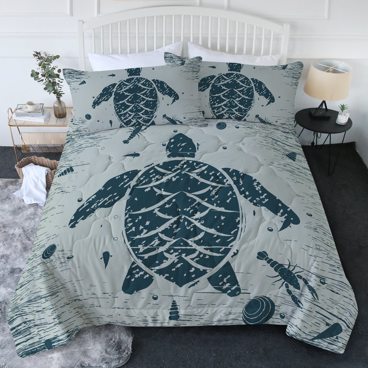 Sea Turtle Treasure Comforter Set