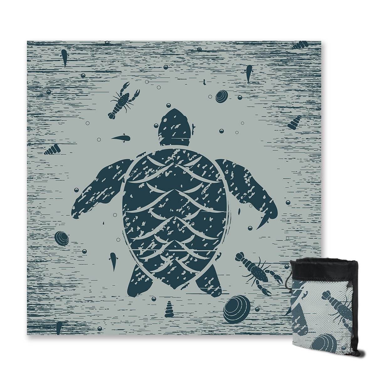 Sea Turtle Treasure Sand Free Towel