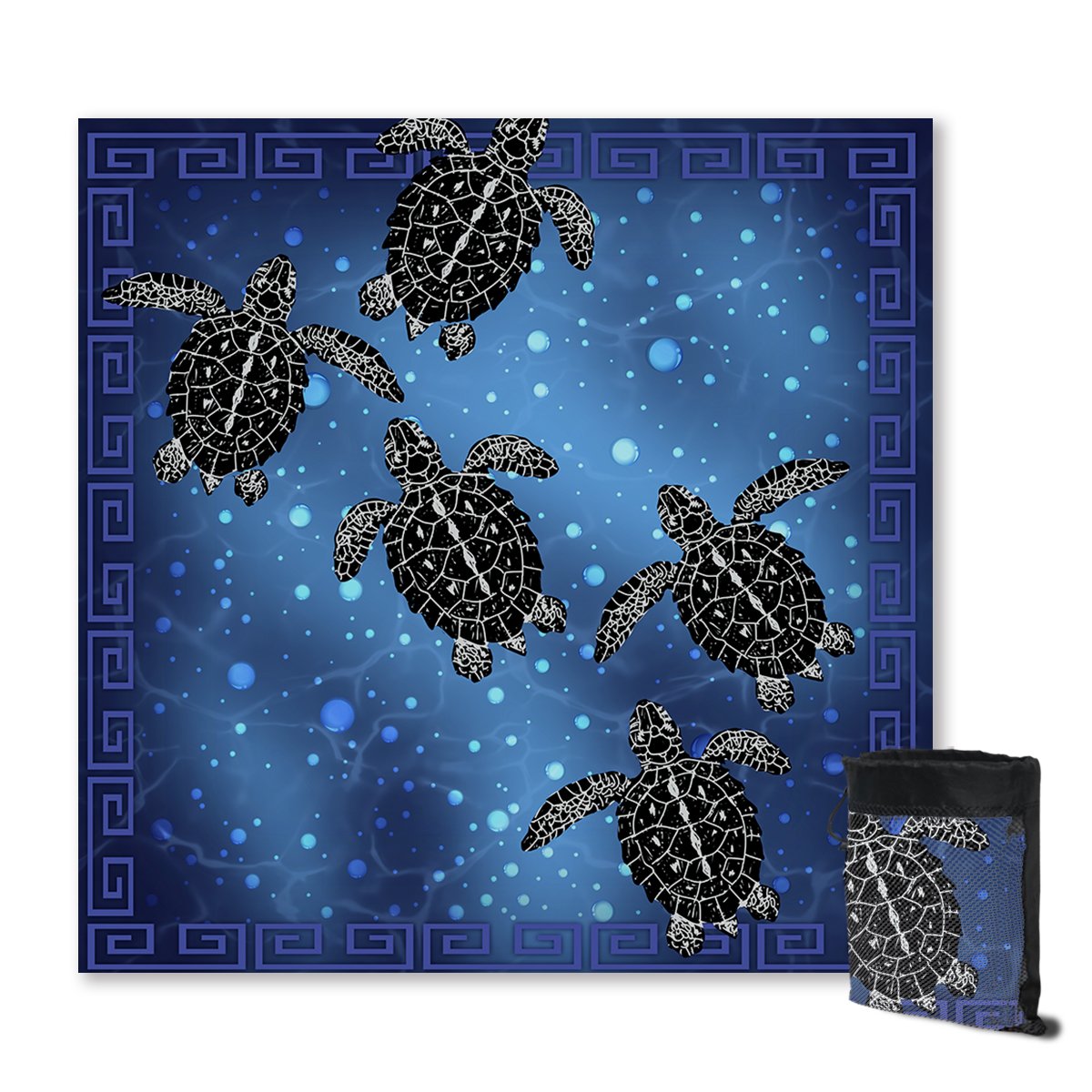 Sea Turtle Voyage Sand Free Towel