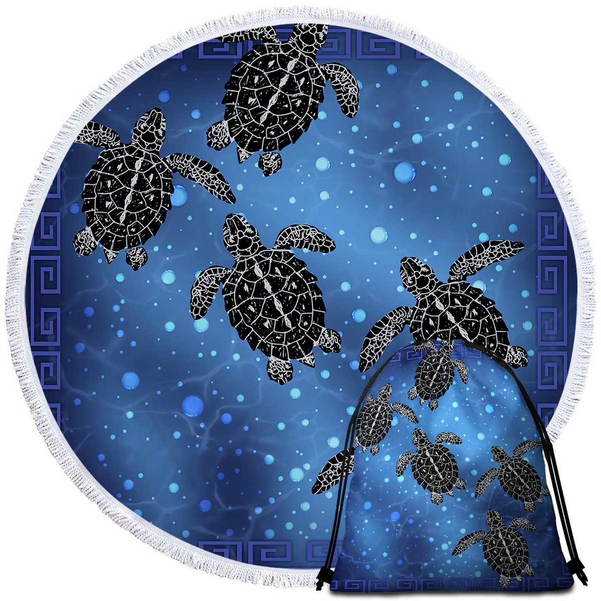 Sea Turtle Voyage Towel + Backpack