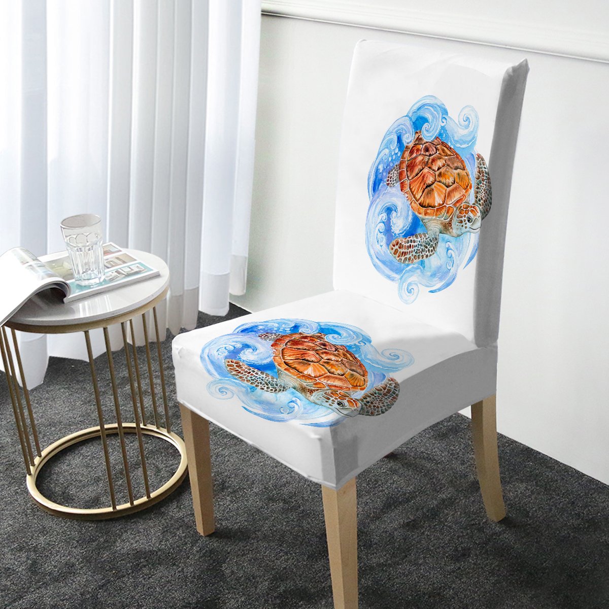 Sea Turtle Waves Tablecloth