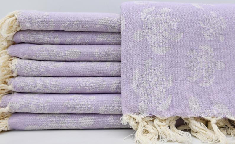 Sea Turtles Galore Series - 100% Cotton Towels