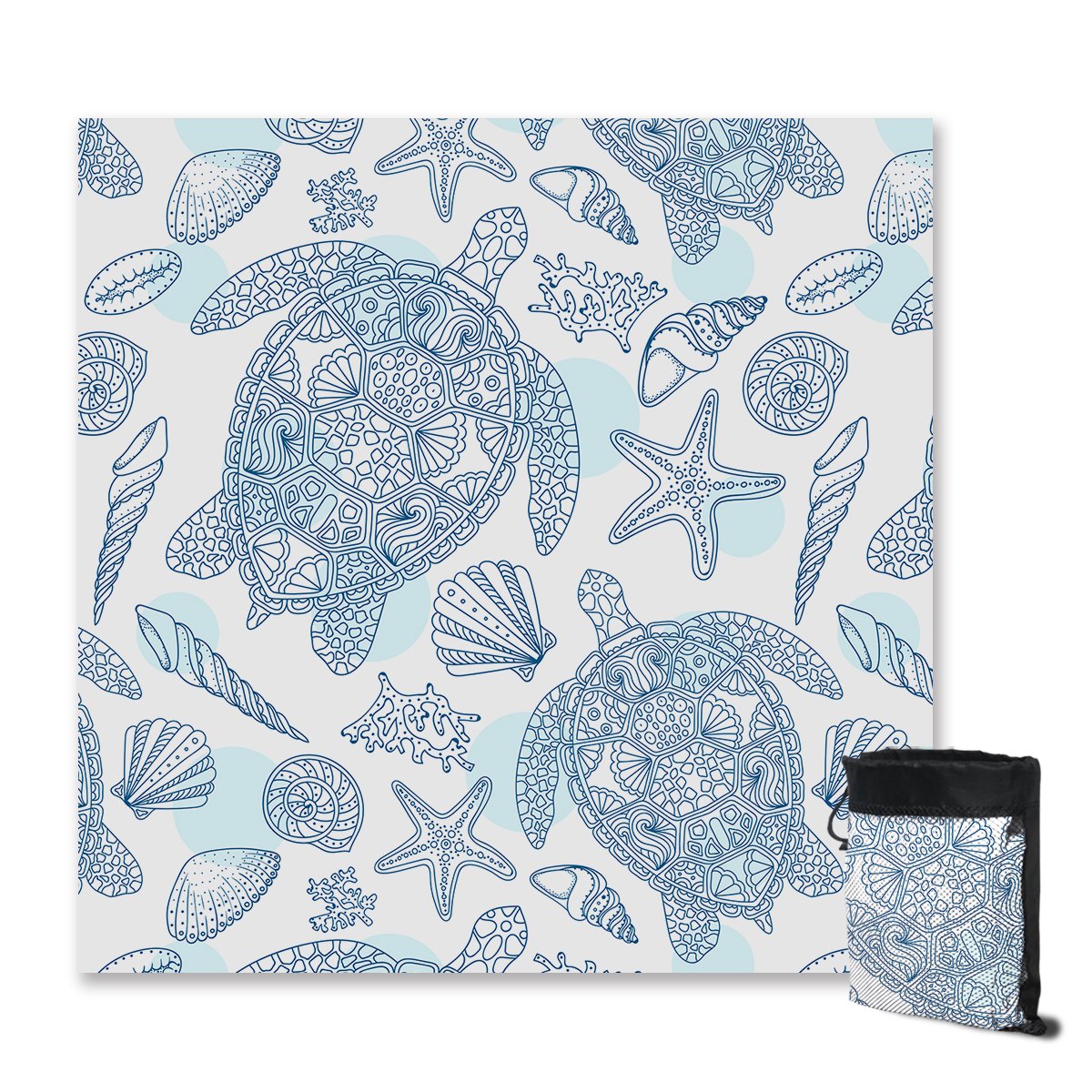 Sea Turtles Way Sand Free Towel