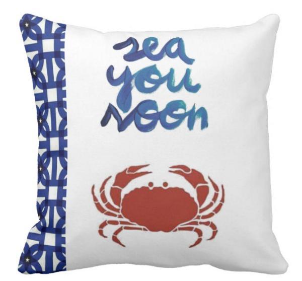Sea You Soon Pillow Cover