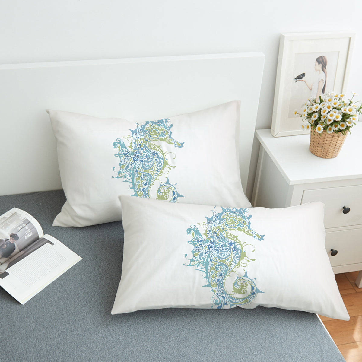 Sugar Seahorse Comforter Set