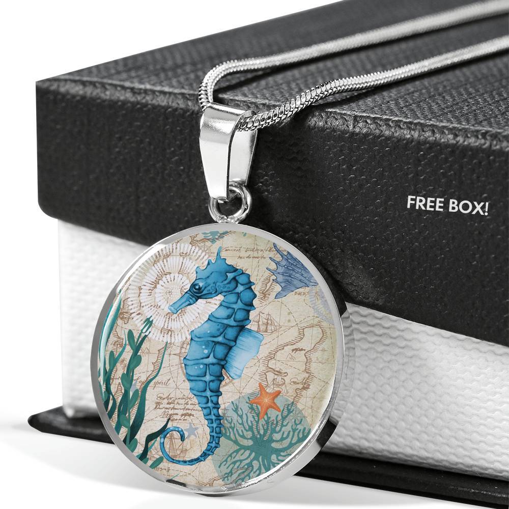 Seahorse Love Necklace