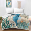 Seahorse Love Bedspread Blanket