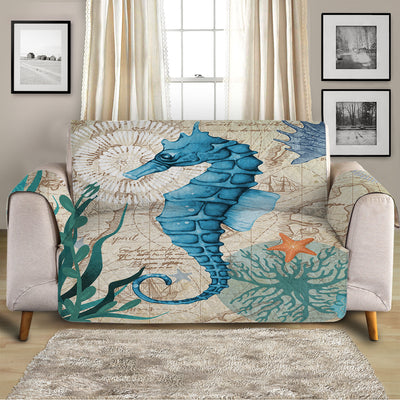 Seahorse Love Sofa Cover