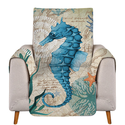 Seahorse Love Sofa Cover