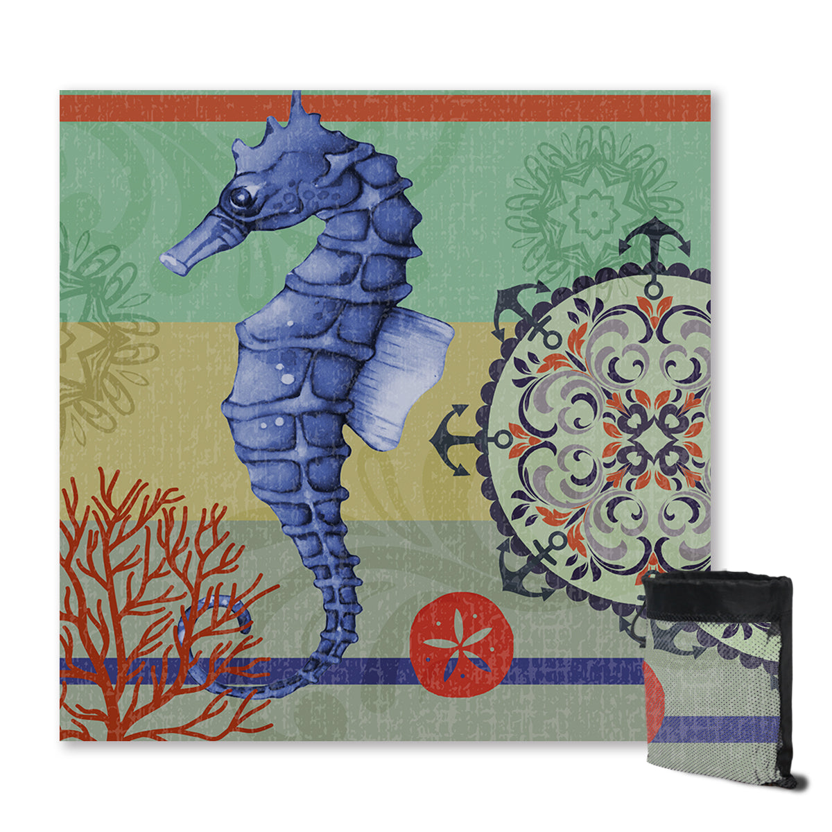 Seahorse Passion Sand Free Towel