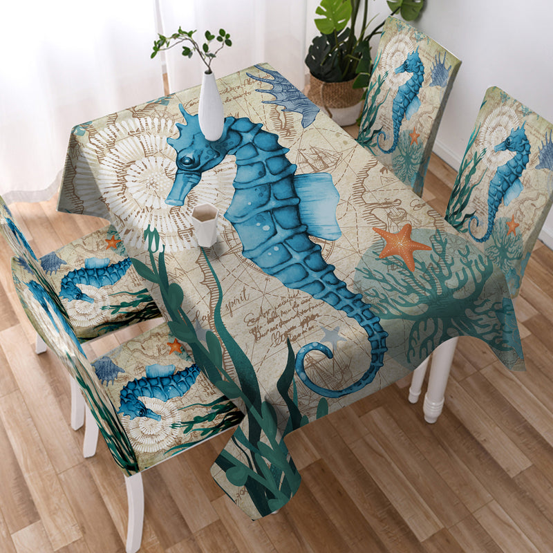 Seahorse Love Tablecloth