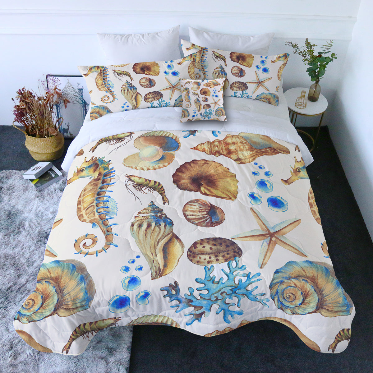 Shelly Comforter with Shams and Pillow Cover