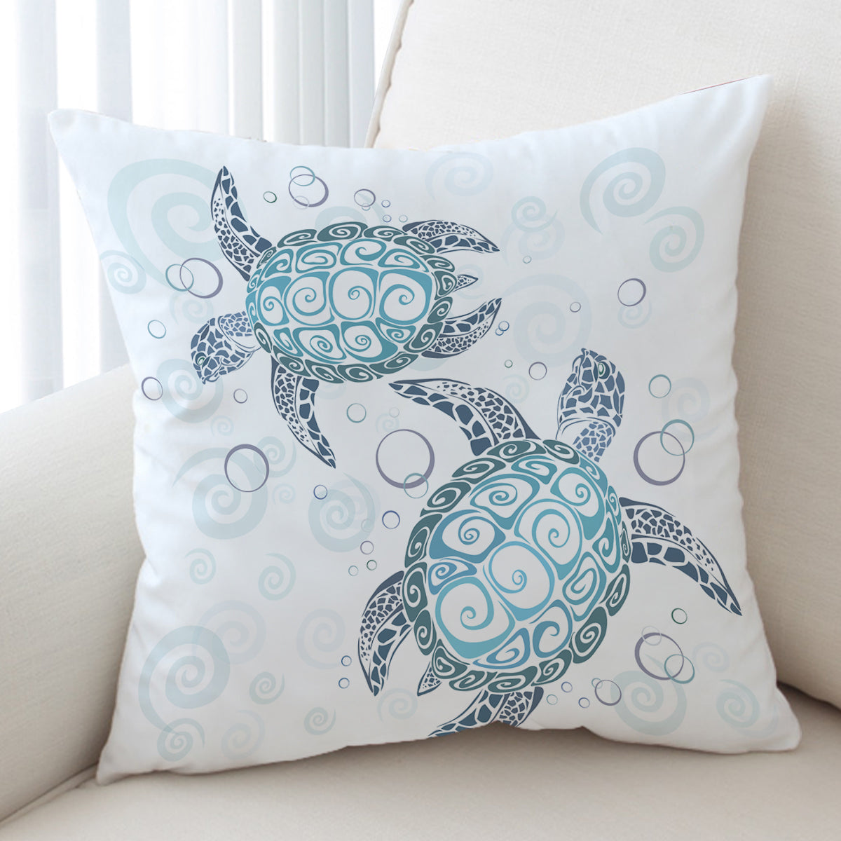Pillow Cover - Ocean Sea Life by Coastal Passion
