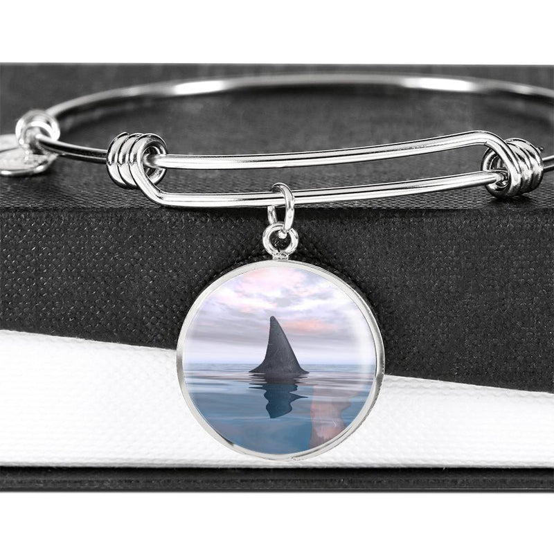 Shark Fin Bangle Bracelet