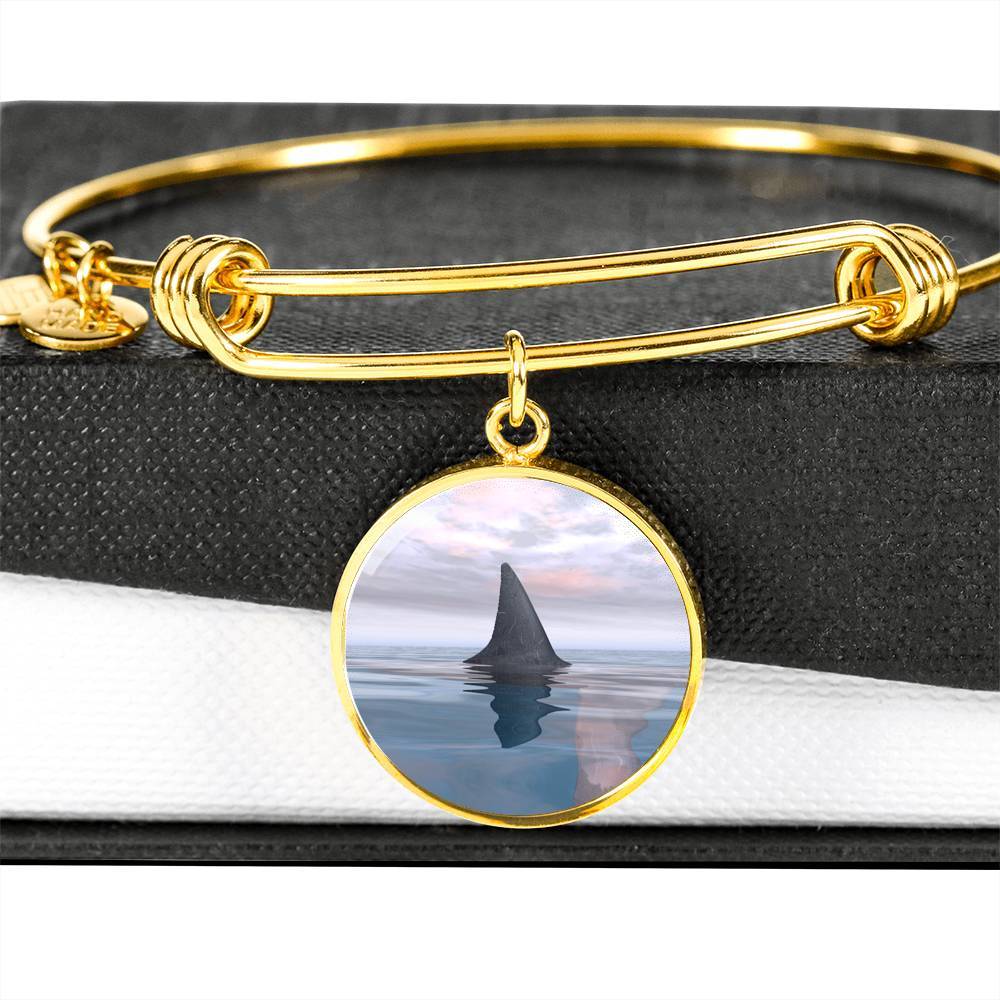 Shark Fin Bangle Bracelet