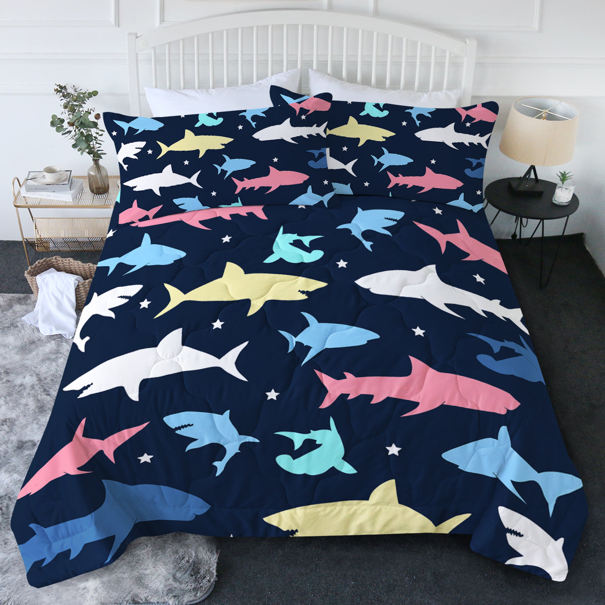 The Shark Disco Comforter Set