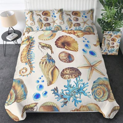 Seashells Bedding Set