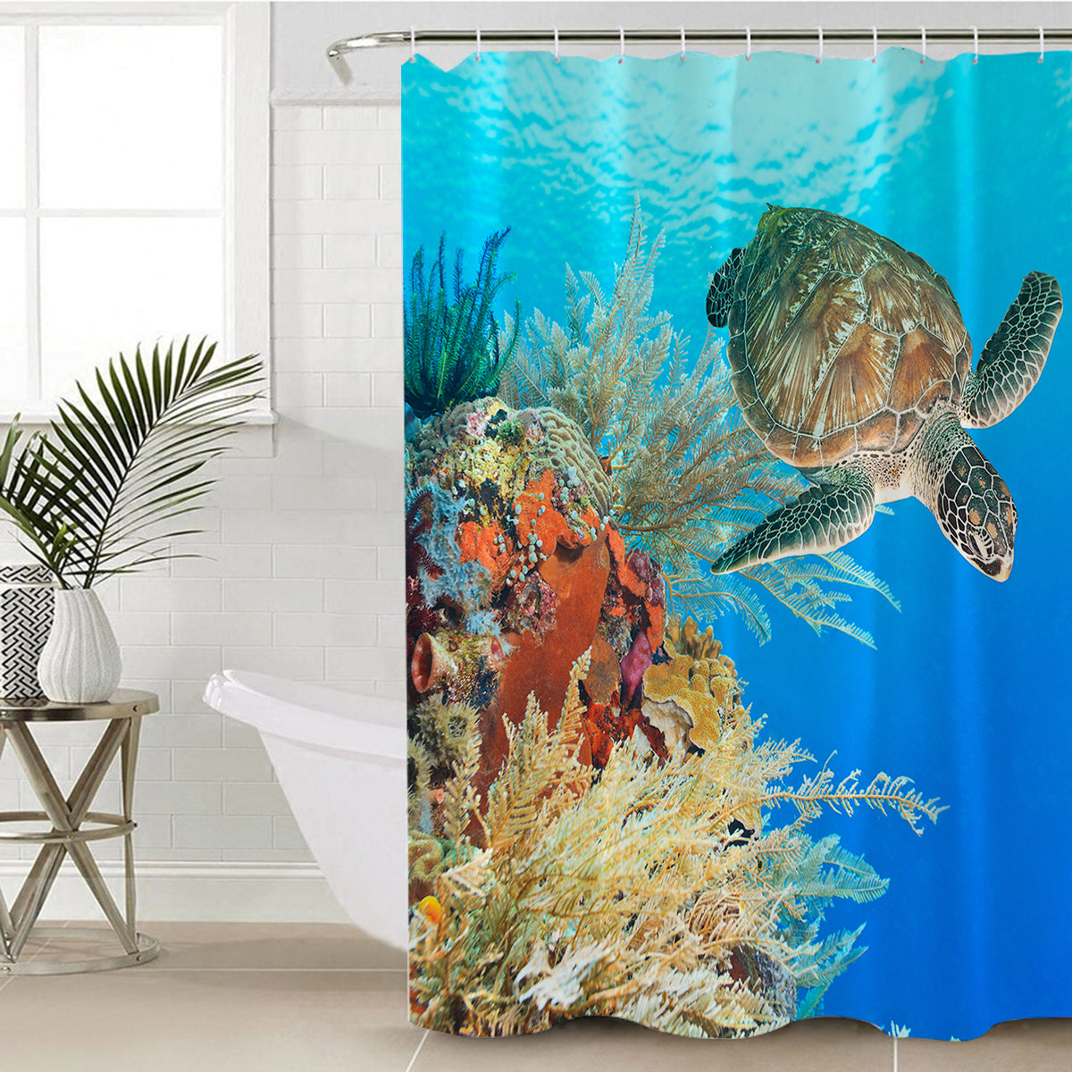 Turtle Shower Curtain