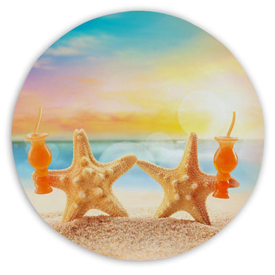 Starfish Friday Round Sand-Free Towel