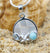 Starfish Pendant Necklace with Larimar, Blue Topaz and Mother of Pearl Mosaic