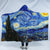 Van Gogh's Starry Night Cozy Hooded Blanket