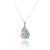 Seashell Necklace with Larimar - Miami