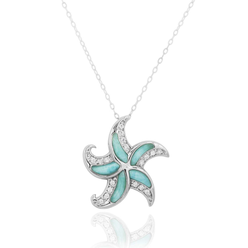Larimar Starfish Necklace - Miami