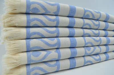 Summer Blue Voyage 100% Cotton Towel