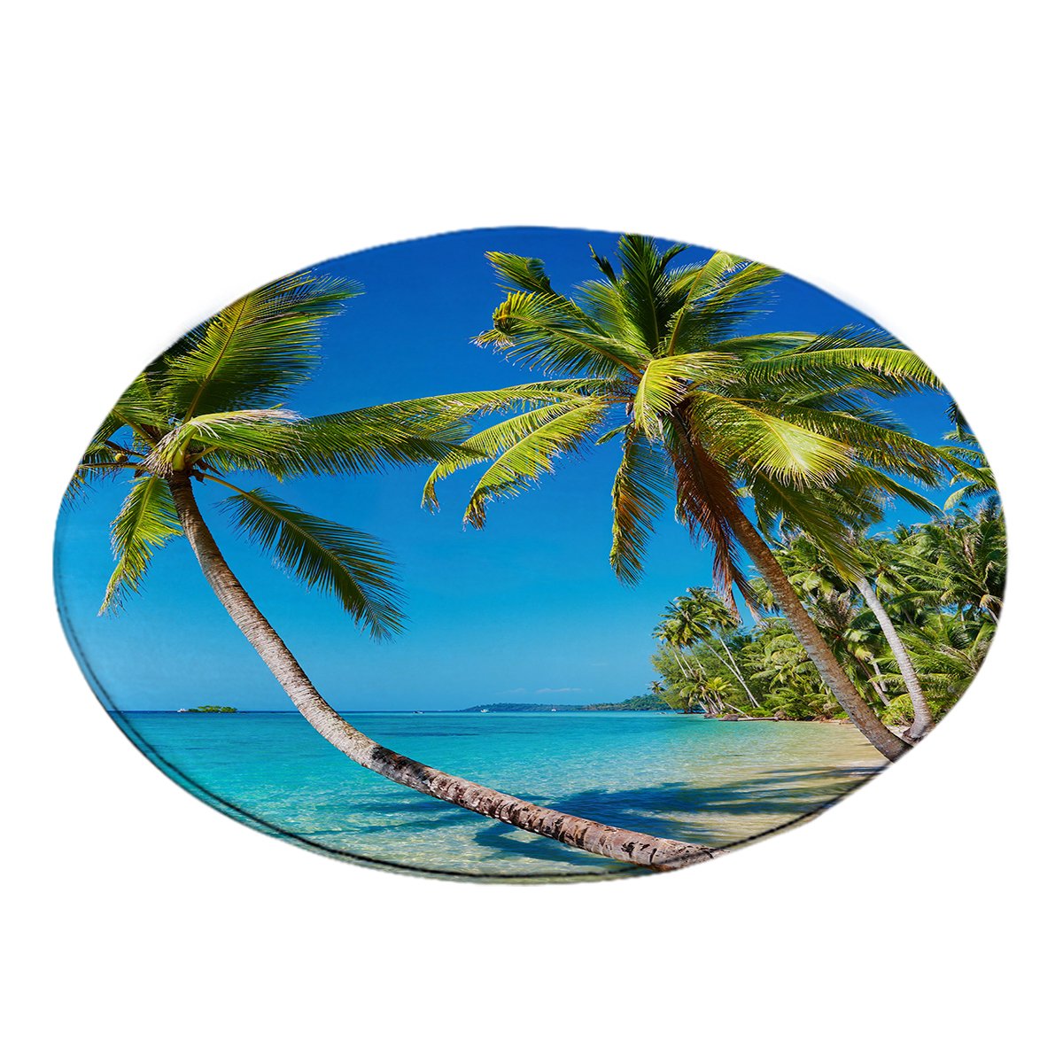 Summer in Saint Thomas Round Area Rug