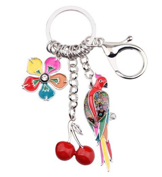 Summer Vibes - Enamel Pendant Key Ring