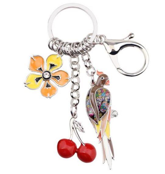 Summer Vibes - Enamel Pendant Key Ring