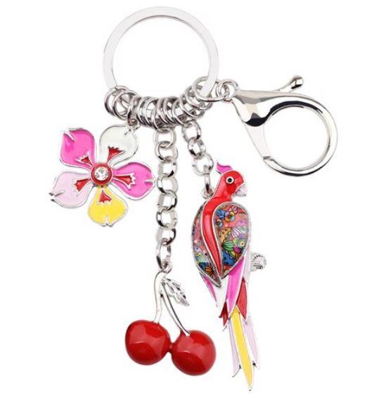 Summer Vibes - Enamel Pendant Key Ring