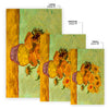 Van Gogh's Sunflowers Area Rug