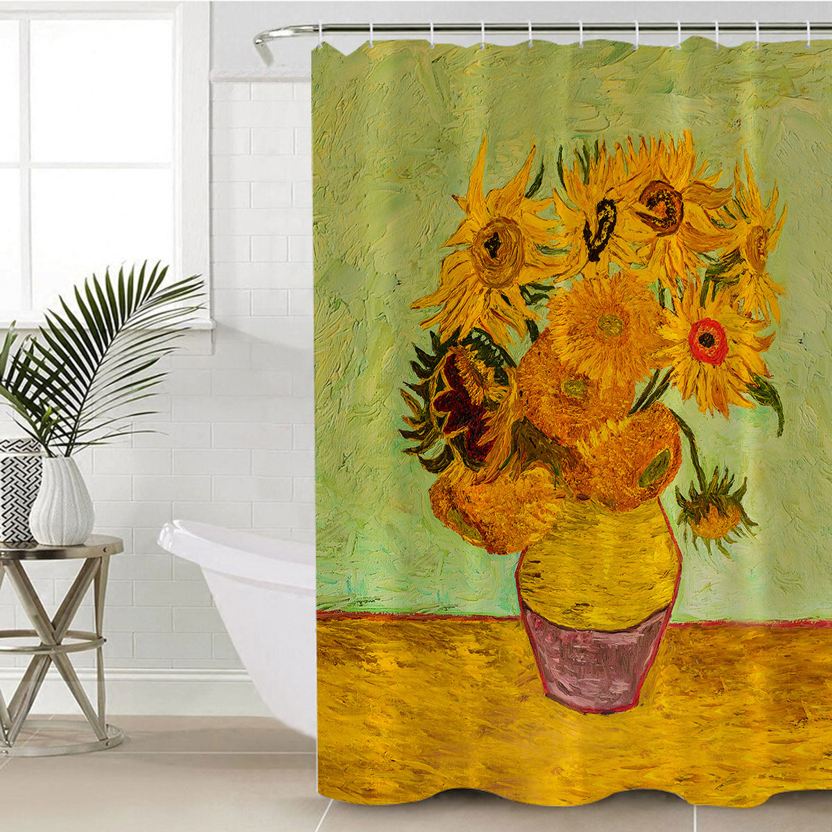 Van Gogh&#39;s Sunflowers Shower Curtain