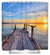 Sunset At The Jetty Shower Curtain