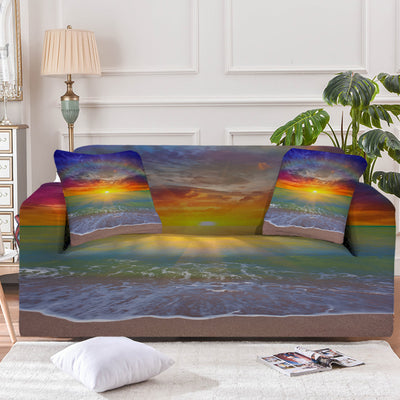 Sunset Beach Couch Cover