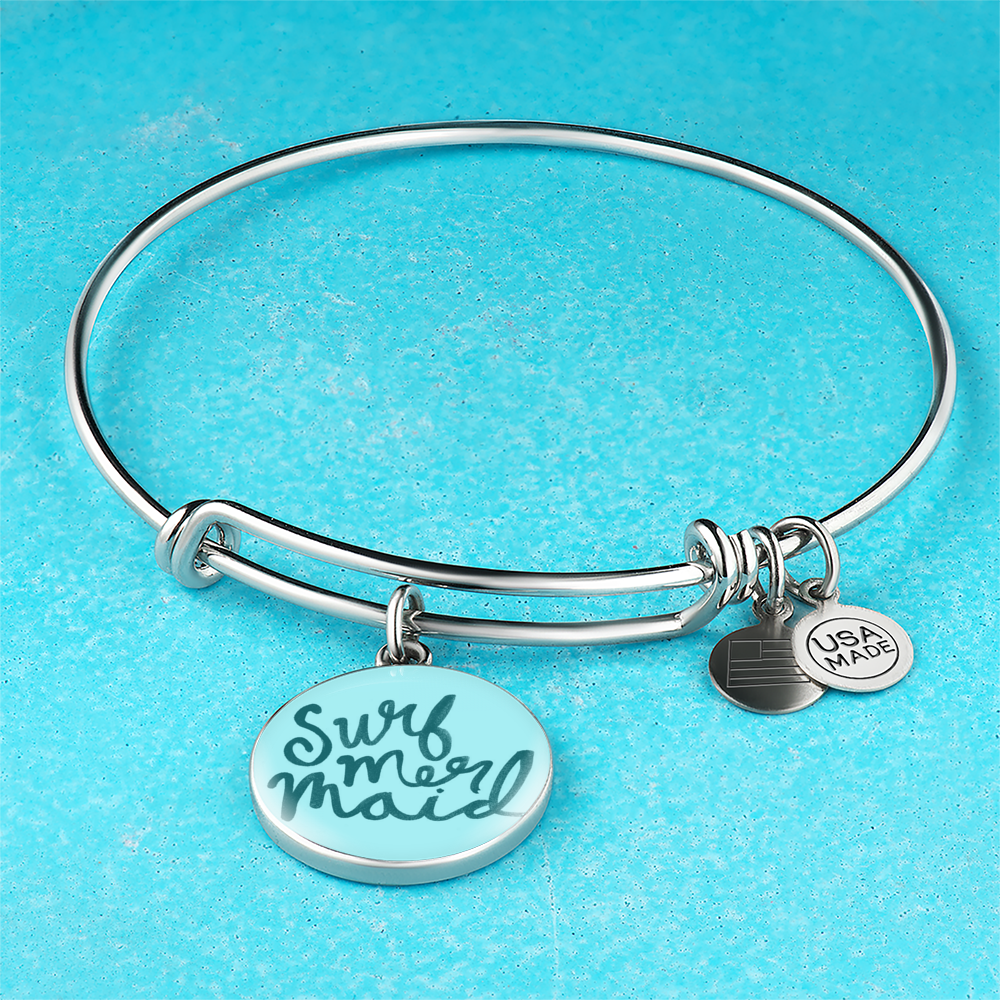 Surf Mermaid Bangle Bracelet