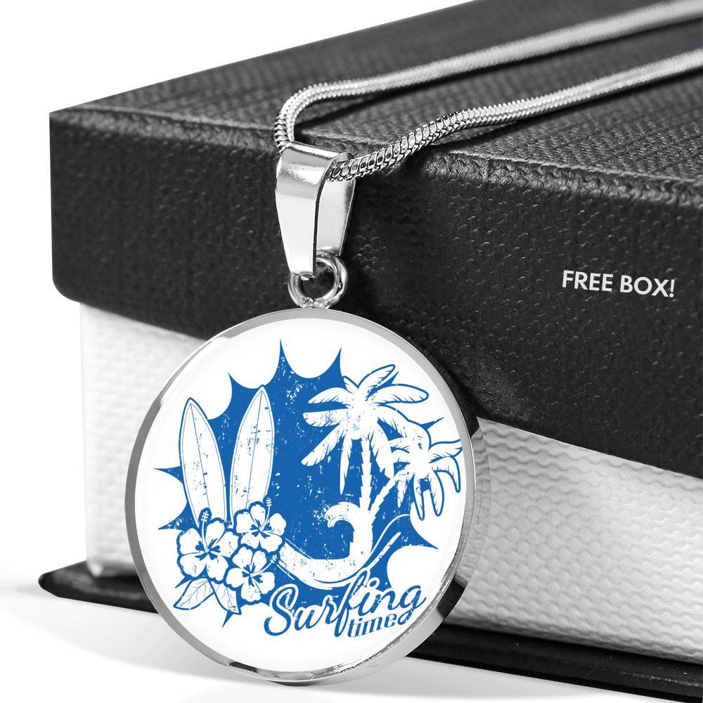 Surfing Time Necklace