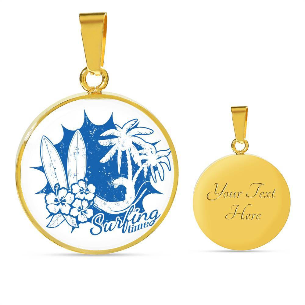 Surfing Time Necklace