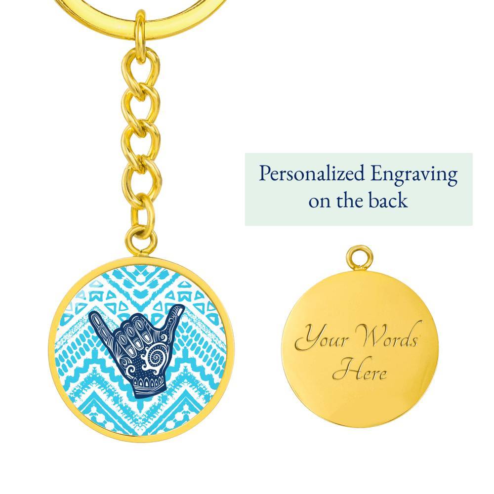 Sweet Shaka Vibes Beachy Keychain