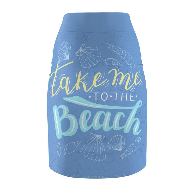 Take Me To The Beach Pencil Skirt