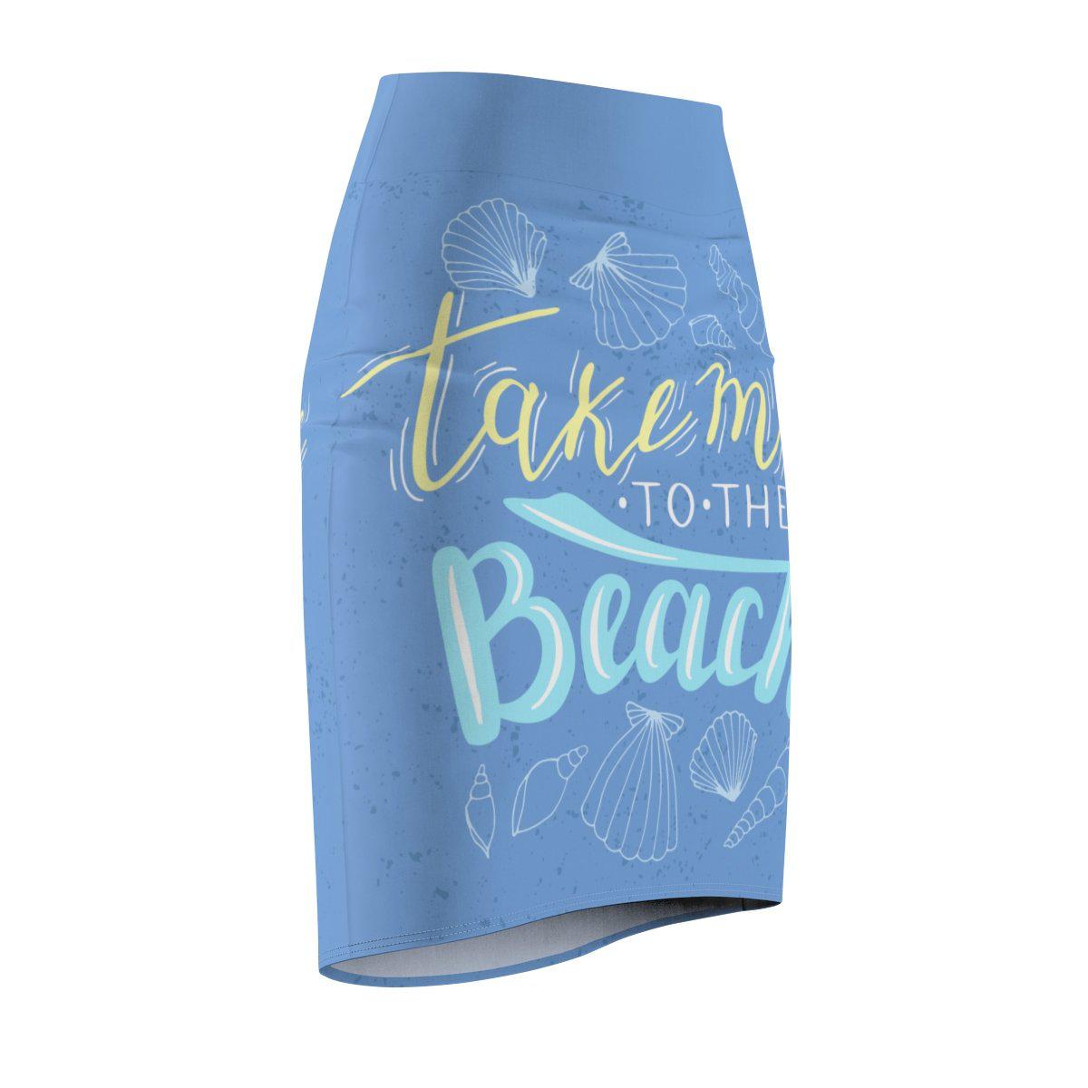 Take Me To The Beach Pencil Skirt