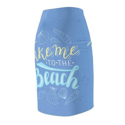 Take Me To The Beach Pencil Skirt