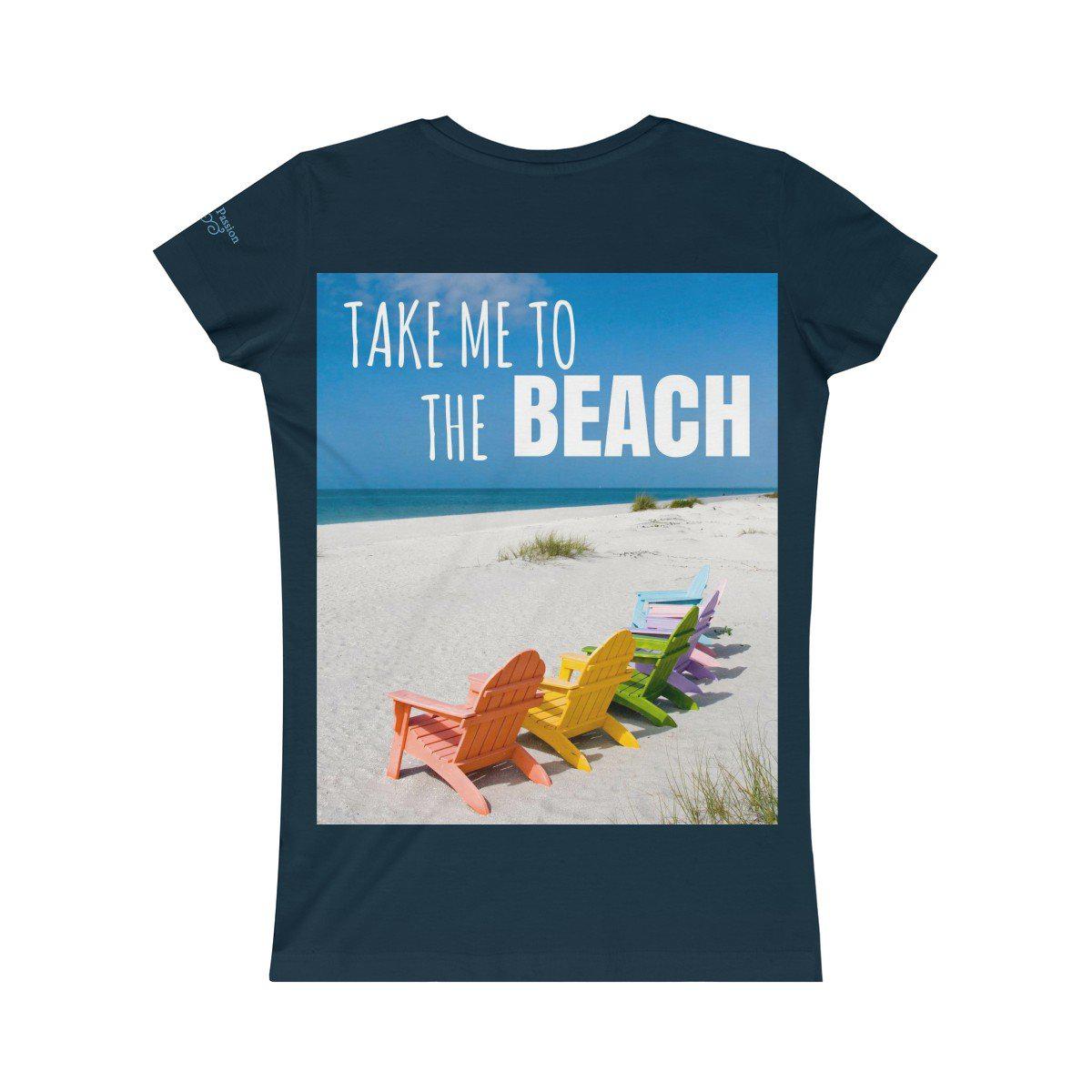 Take Me To The Beach V-neck Tee