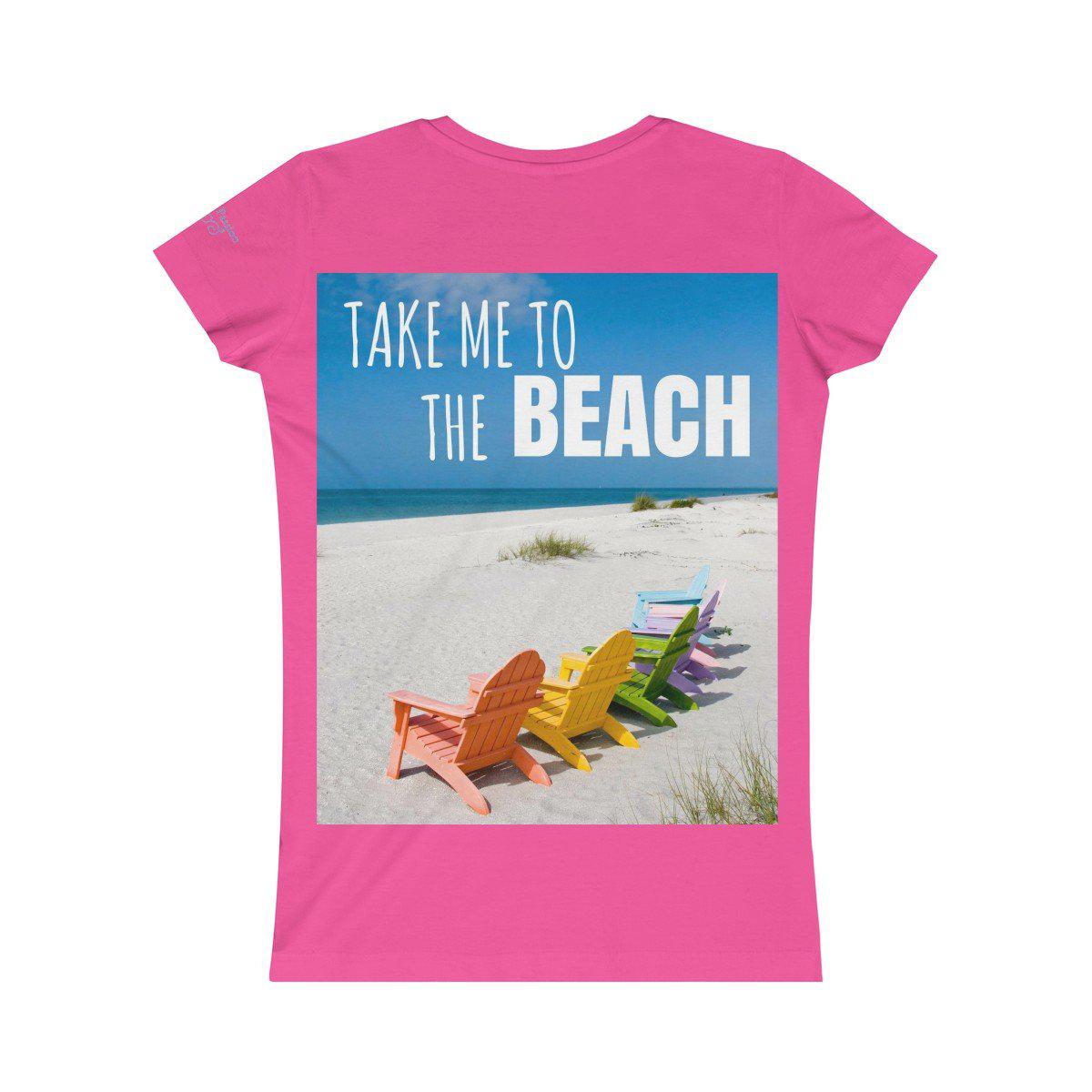 Take Me To The Beach V-neck Tee