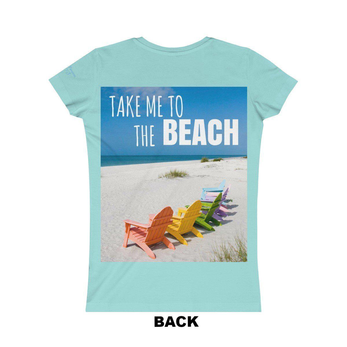 Take Me To The Beach V-neck Tee