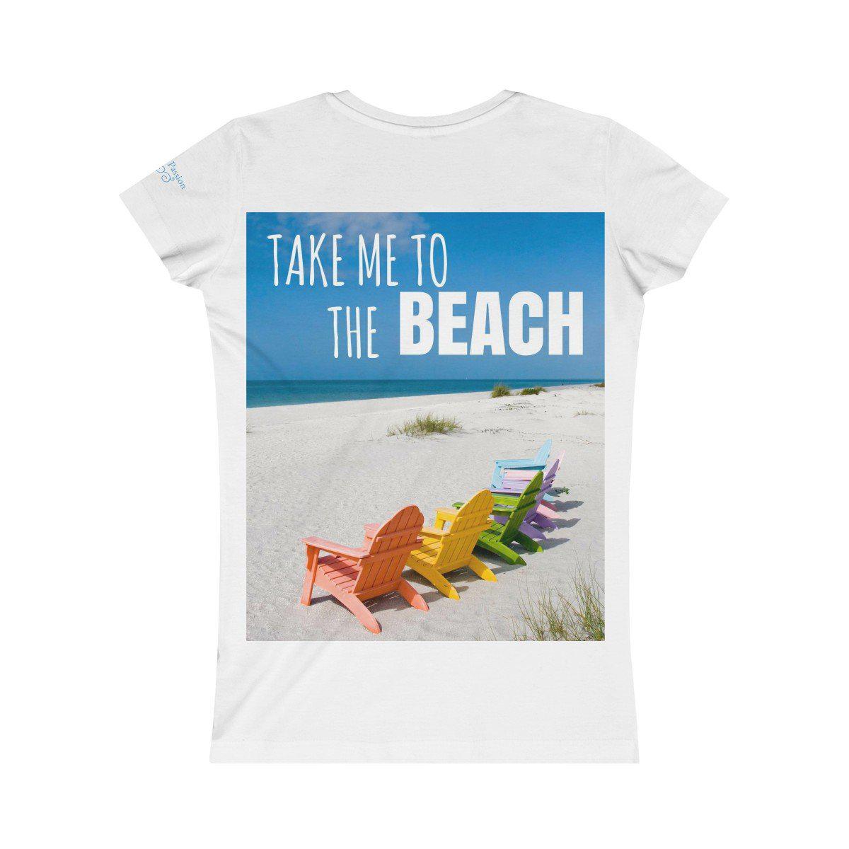 Take Me To The Beach V-neck Tee