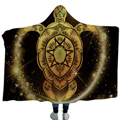 The Astro Turtle Cozy Hooded Blanket