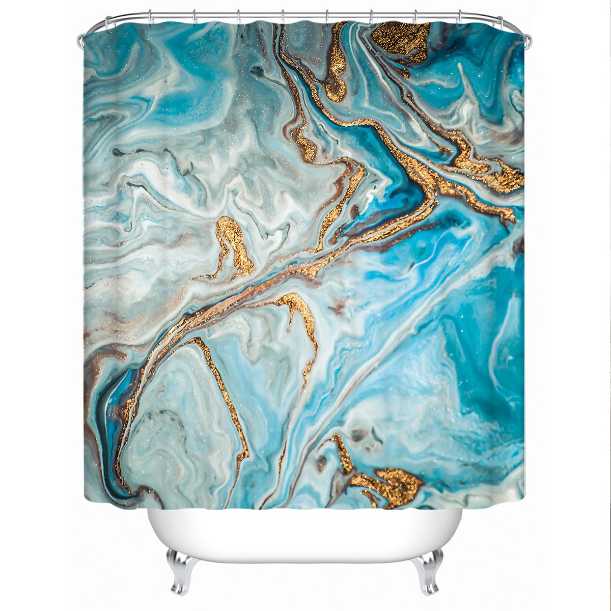 The Baths Shower Curtain